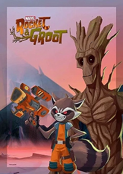 Постер Ракета и Грут (2017)